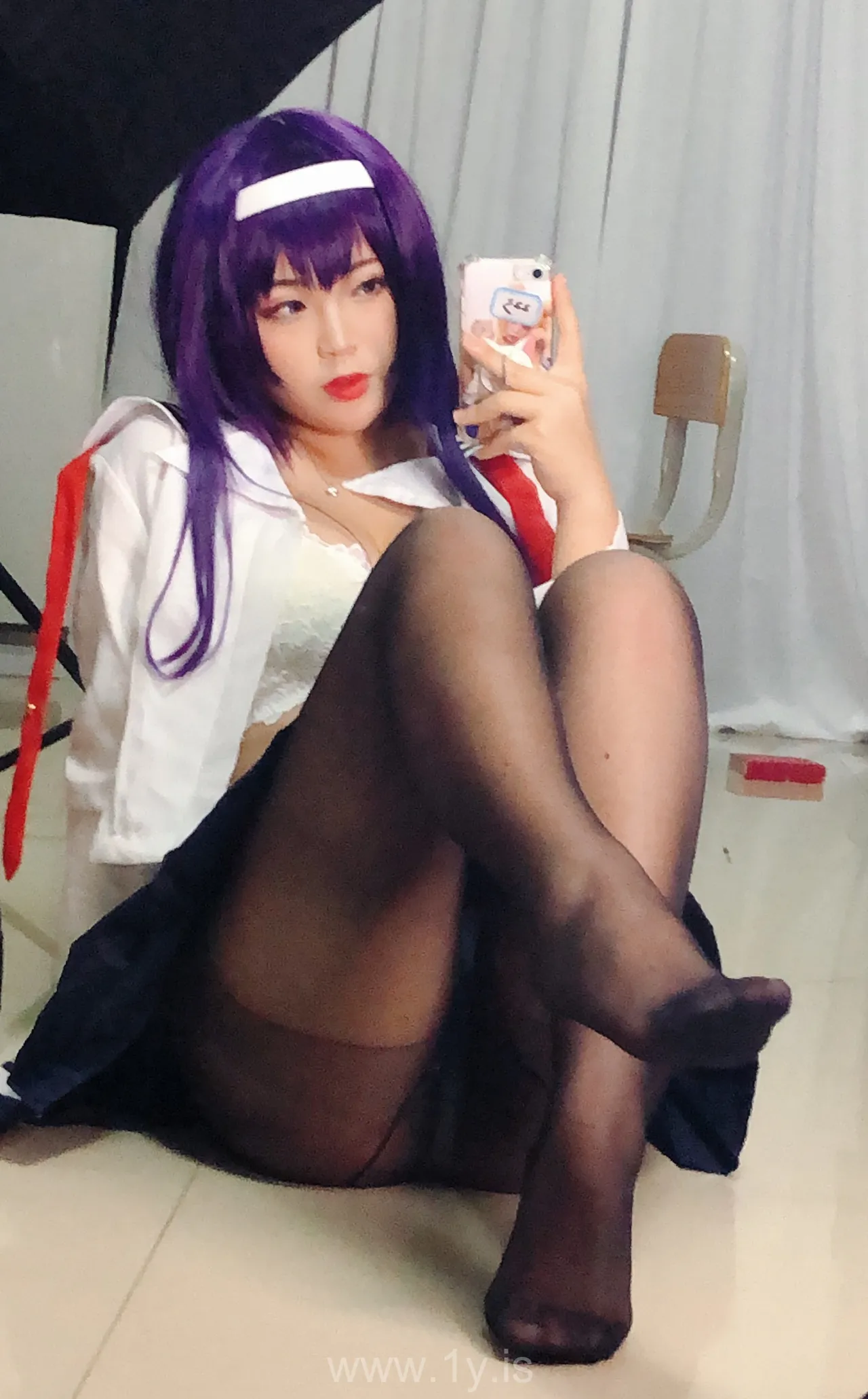 Coser@白烨 NO.020 学姐校服自拍